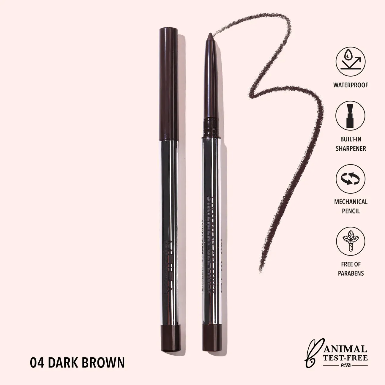 Moira Cosmetics Statement Gel Liner (004, Dark Brown)