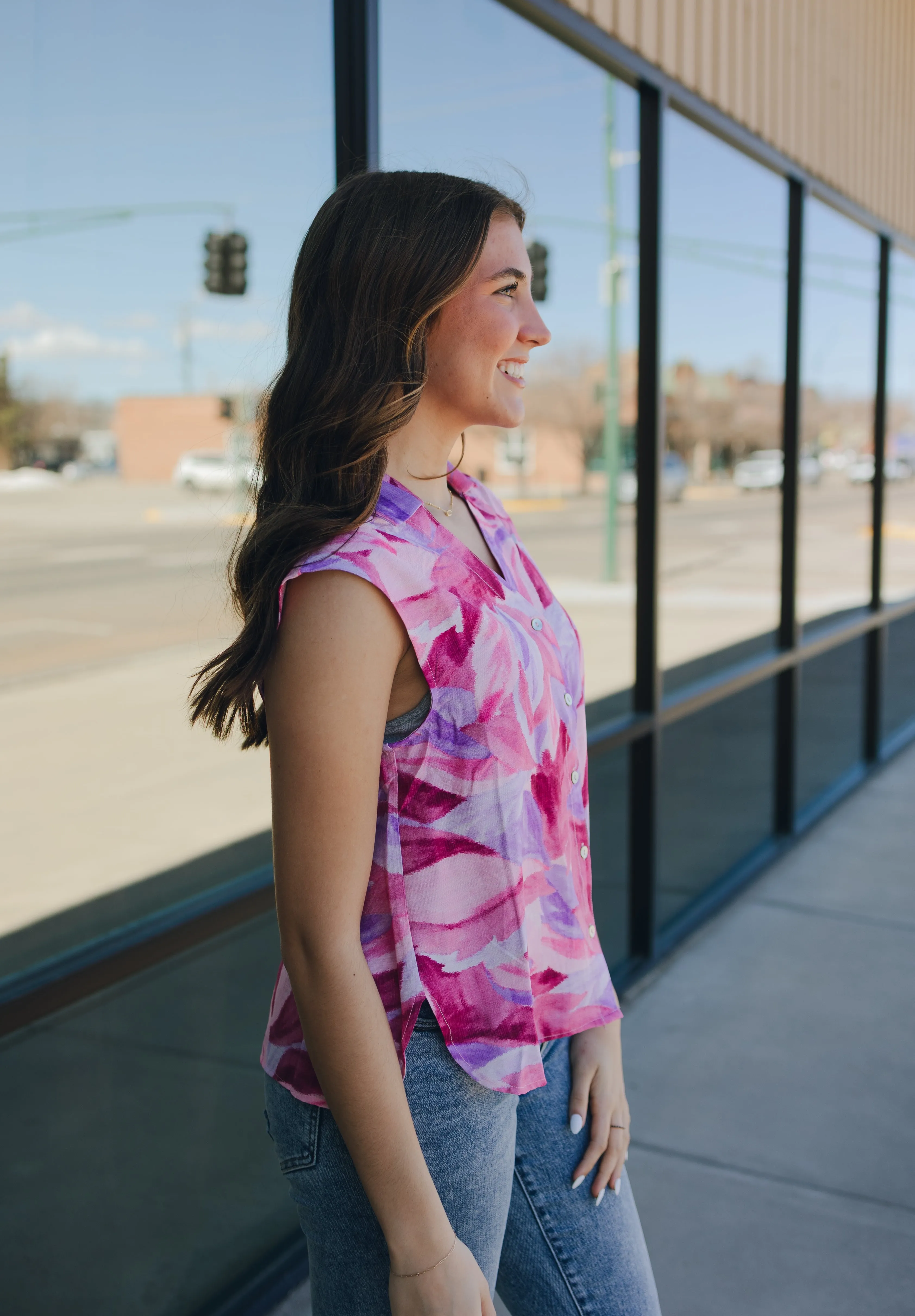 Molly Bracken Pink Poema Top