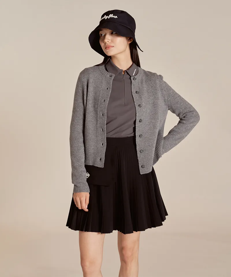 Monday Flow Pocket Pleated Skirt - Black