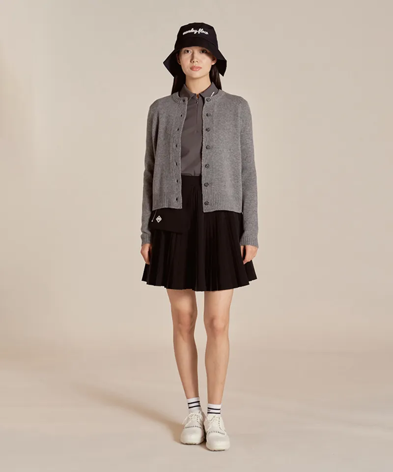 Monday Flow Pocket Pleated Skirt - Black