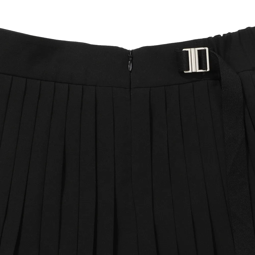 Monday Flow Pocket Pleated Skirt - Black