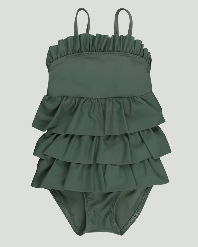 Moss Multi Frill Swim Costume
