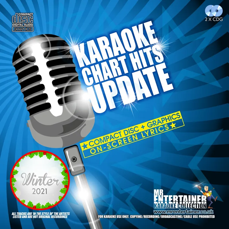 Mr Entertainer Karaoke Chart Hits Update - Winter 2021