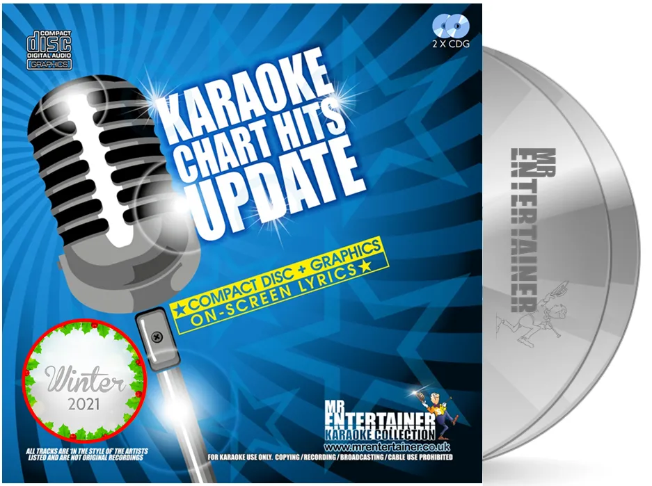 Mr Entertainer Karaoke Chart Hits Update - Winter 2021