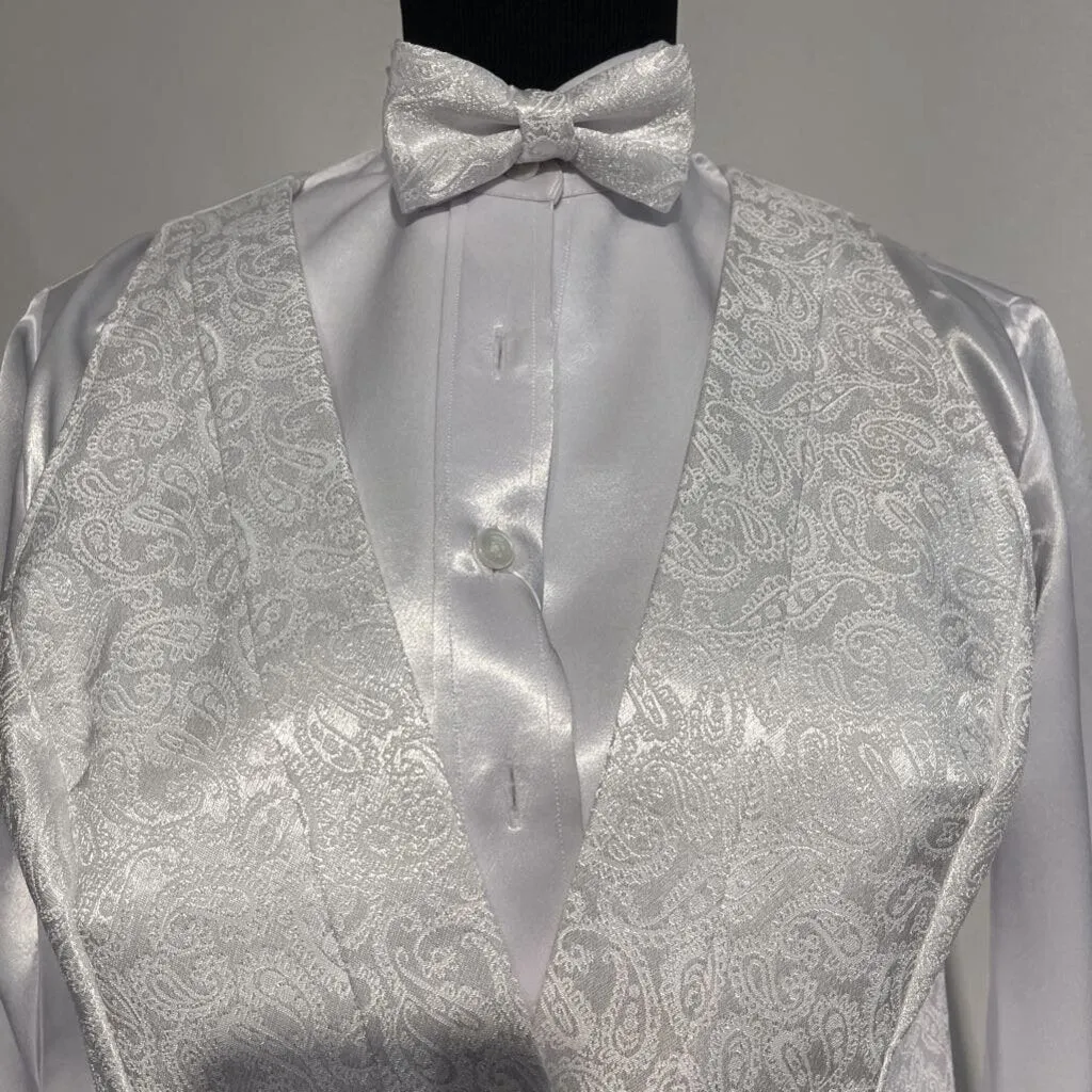 MTC White Silk Formal Shirt