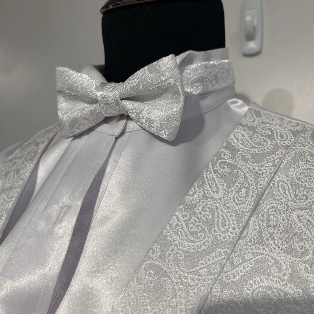 MTC White Silk Formal Shirt