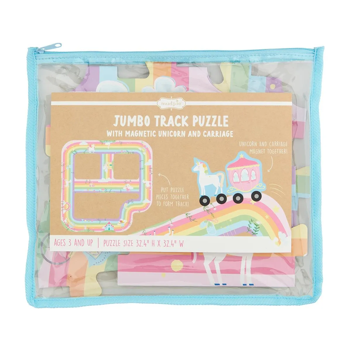 Mud Pie Magic Rainbow Track Floor Puzzle