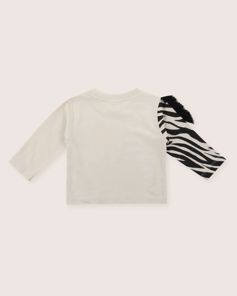 Multicolour Zebra Streak Print Sleeve Top