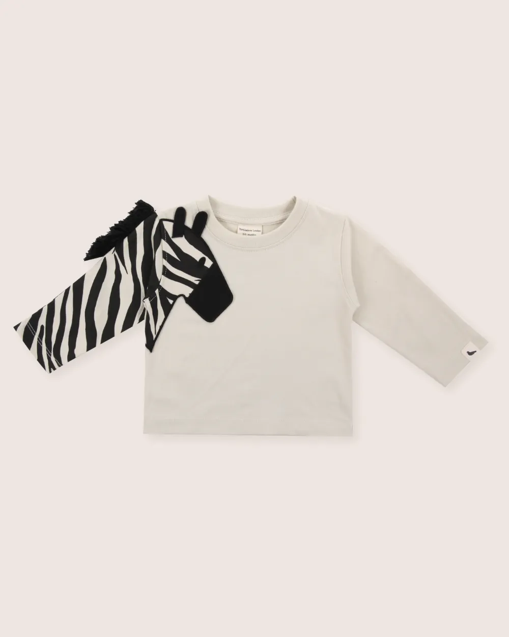 Multicolour Zebra Streak Print Sleeve Top
