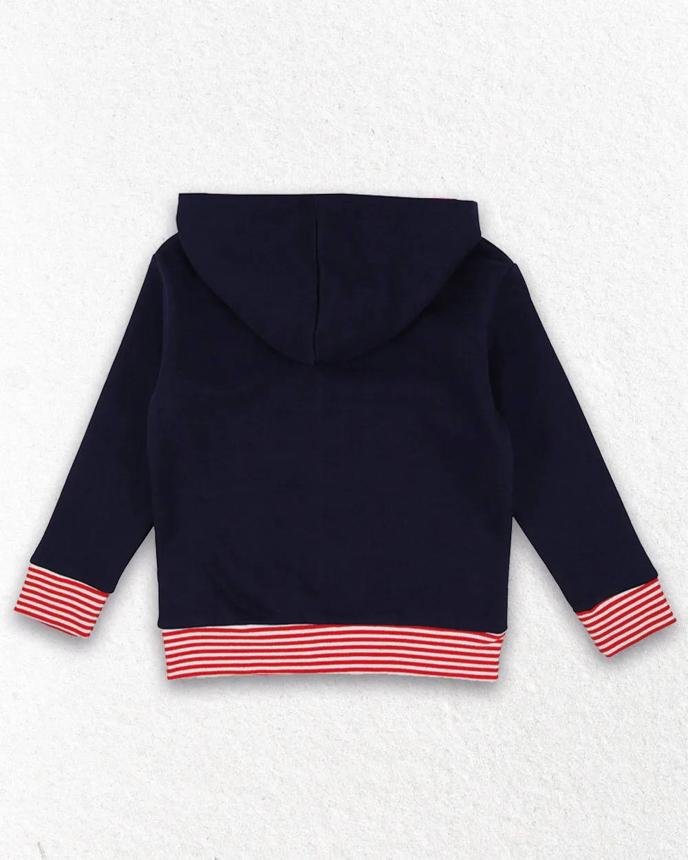 Multicoloured Butterfly Applique Hoodie