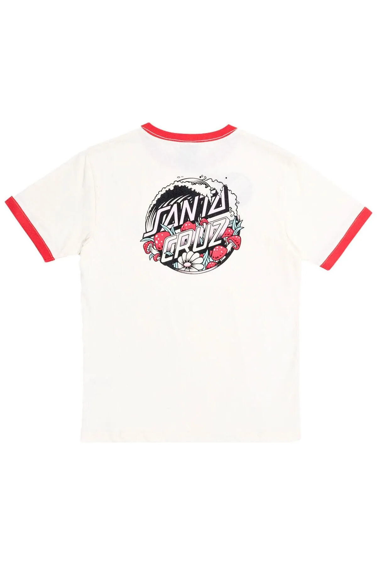 Mushroom Wave Dot Spice Tee | Cream