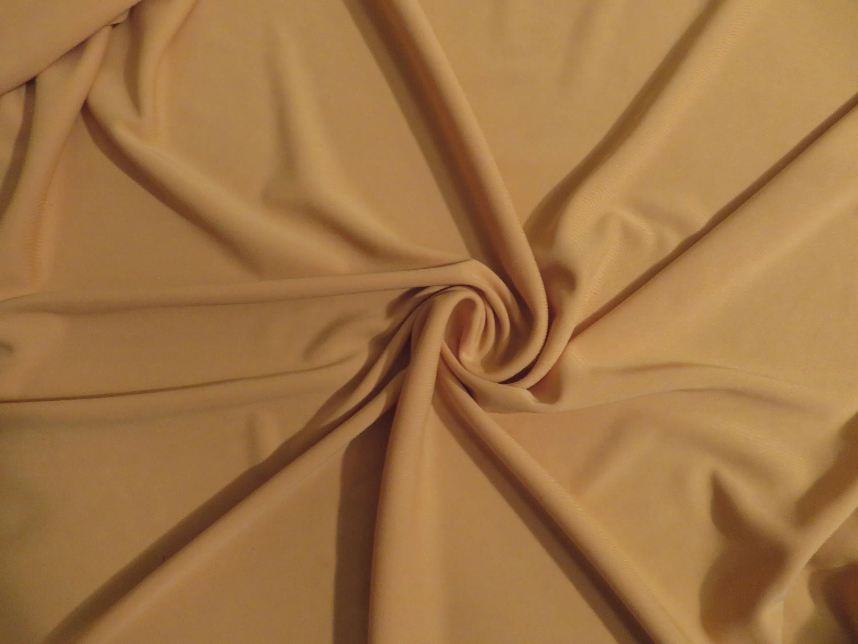 Mustard Polyester Crepe