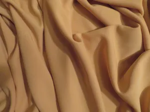 Mustard Polyester Crepe