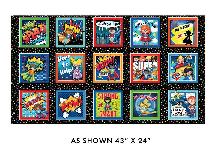 My Hero by Kanvas Studio 24" - 15 BLOCK PANEL