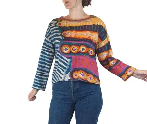 Nancybird stunning print jumper size XXS (easily fits size 8)
