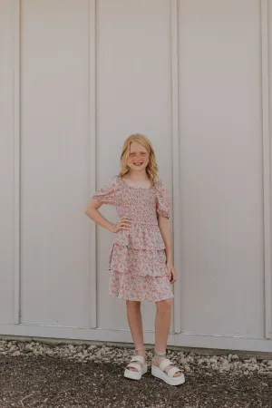 NAOMI GIRLS FLORAL DRESS