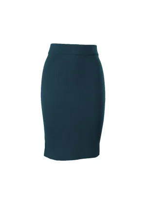 NATALIYA PENCIL SKIRT - PEACOCK