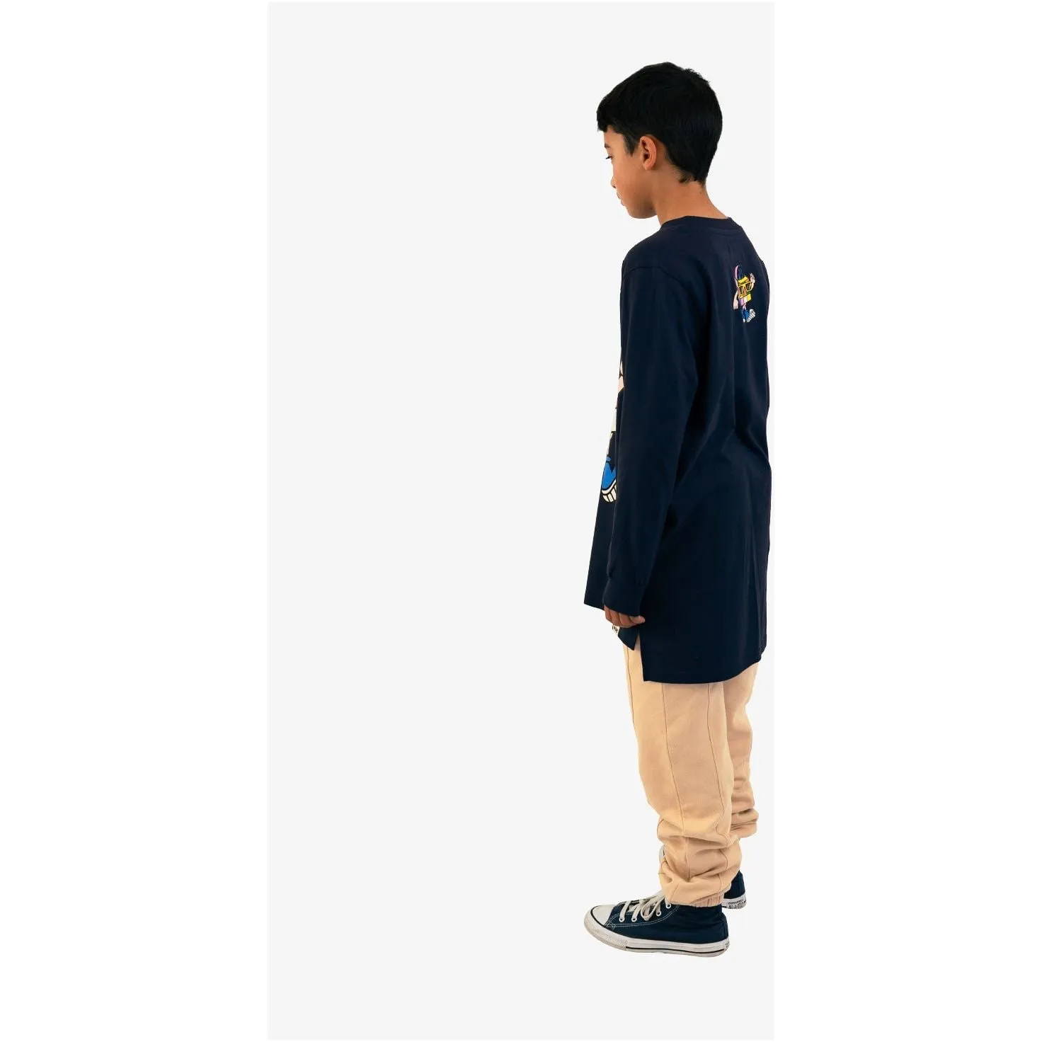 Navy Cube Boy Tee