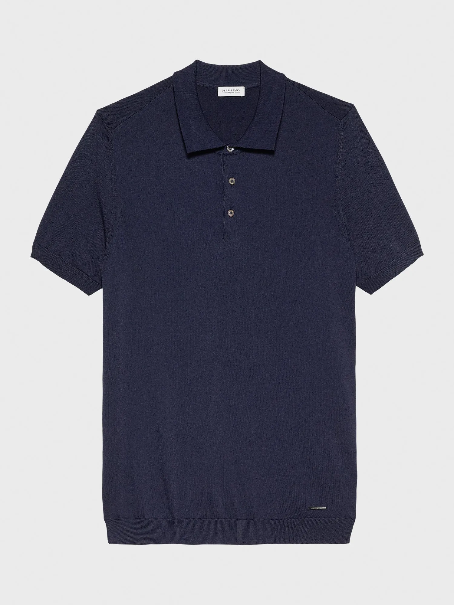 Navy Firenze Edition Cotton-Rayon Polo