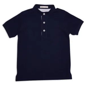 NAVY IBIZA POLO SHIRT