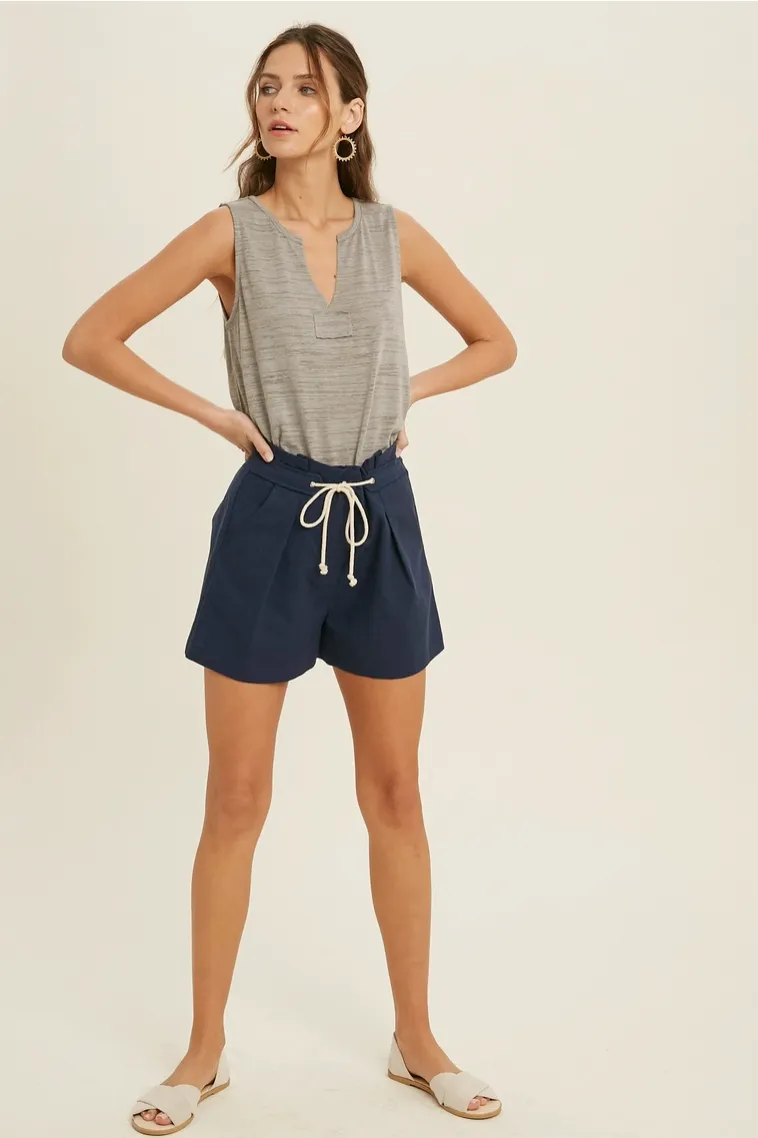 Navy Sailor Shorts