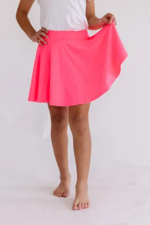Neon Pink Twirl Skort