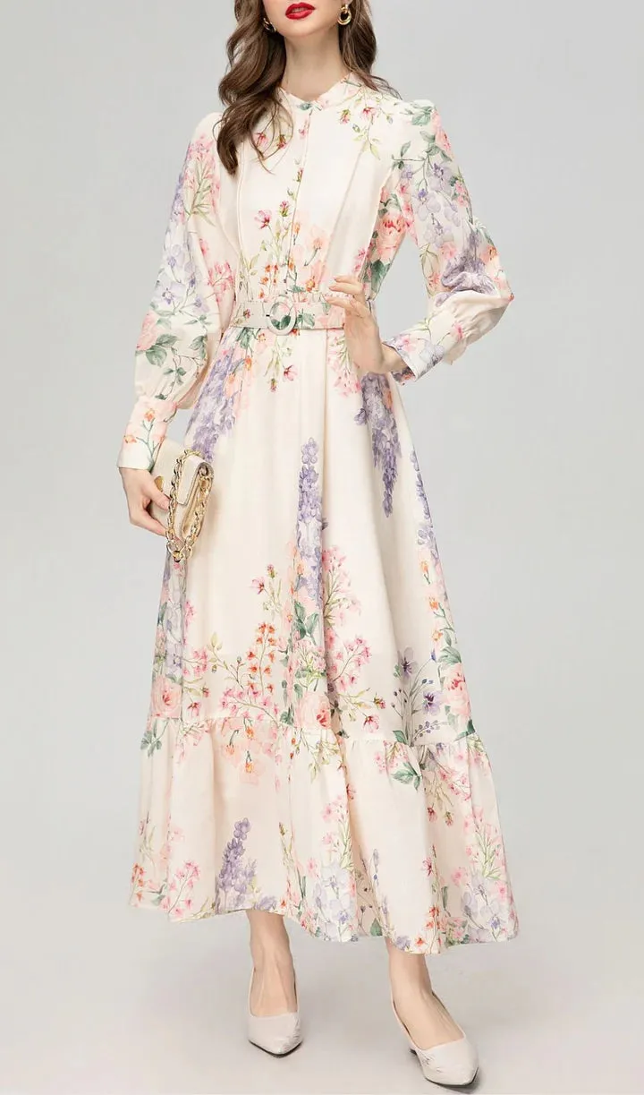 NEW Flowering Amarine Floral Printed Maxi Dress, Sz XL, Retails $217