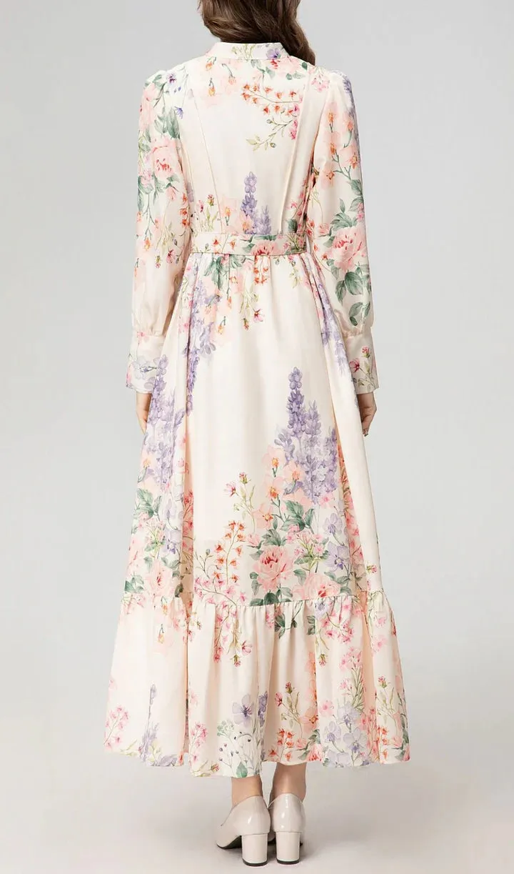 NEW Flowering Amarine Floral Printed Maxi Dress, Sz XL, Retails $217