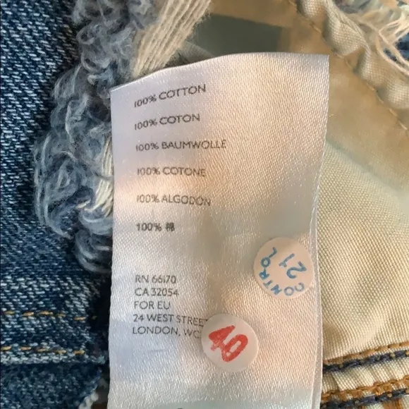 NEW Free People Distressed A-Line Denim Skirt