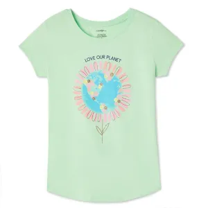 New George Girls' Short Sleeve Screen Tee, Sz M 7-8
