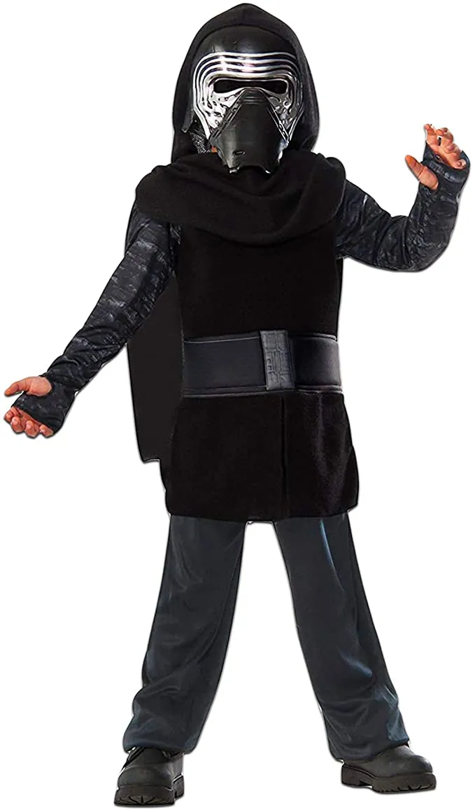 New in Box! Kid's Star Wars Kylo Ren Deluxe Costume Top Set, Size 4-6