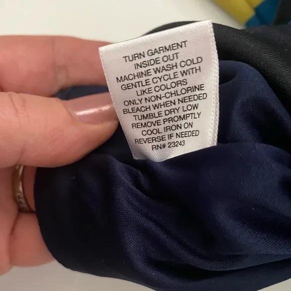New York &amp; Company  Stretch Striped Pancil Skirt  Women’s size Large
