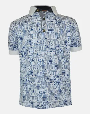 Noah: London print polo