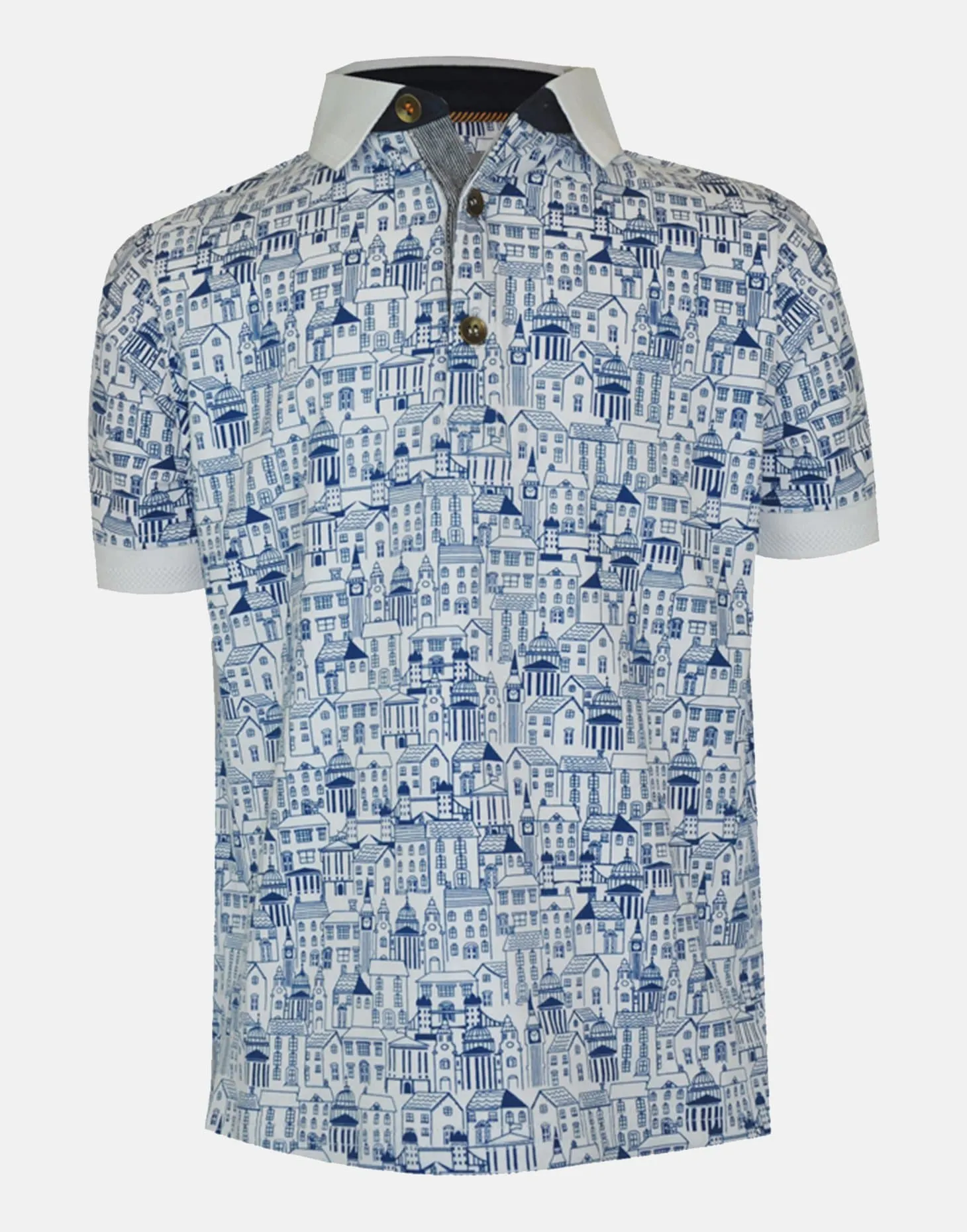 Noah: London print polo
