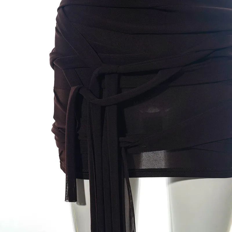 Nova short stitching skirts