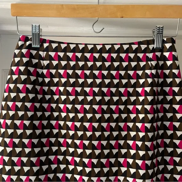 NWT Boss by Hugo Boss Stretch Skirt Geometric Pencil Skirt Multicolor Size 4