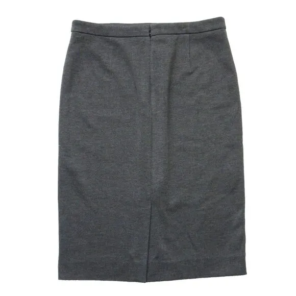 NWT J.Crew 365 Tall No. 2 Pencil in Heather Dove Gray Stretch Twill Skirt 8T