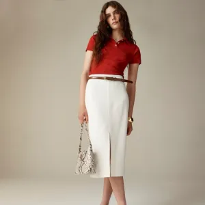 NWT J.Crew Pencil midi skirt in four-season stretch
