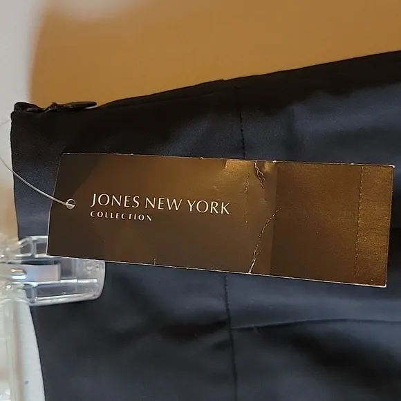 NWT! Jones NY Black Stretch Pencil Skirt Size 12