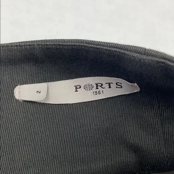 NWT PORTS 1961 Black Pencil Skirt Sz 2