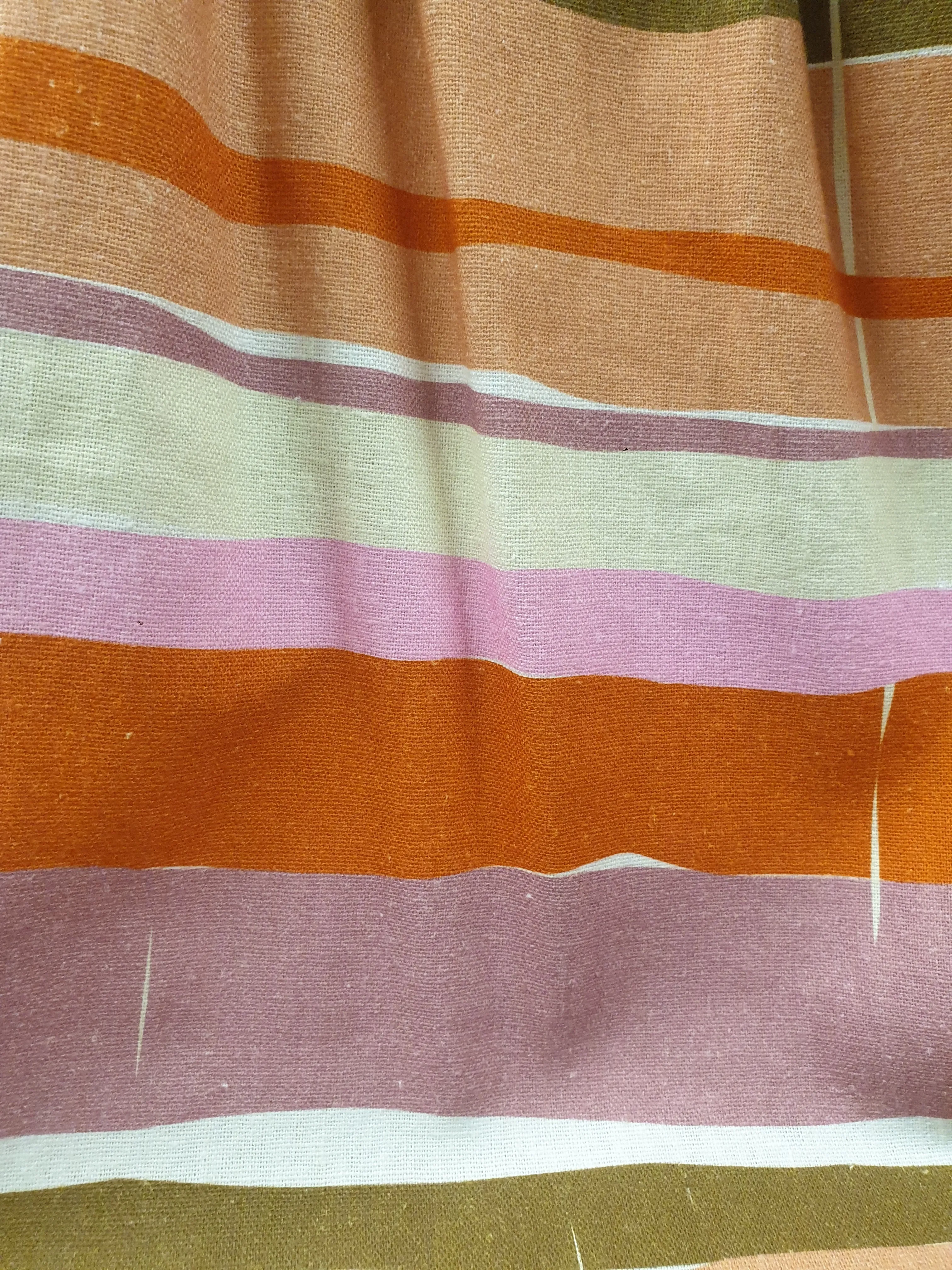 Obus colourful horizontal striped skirt size 4 (best fits 12-14)