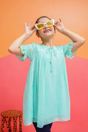 Ochre - Zari Chiffon Top