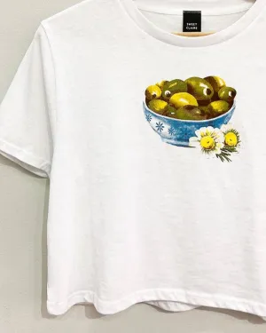 Olive Bowl Crop Top