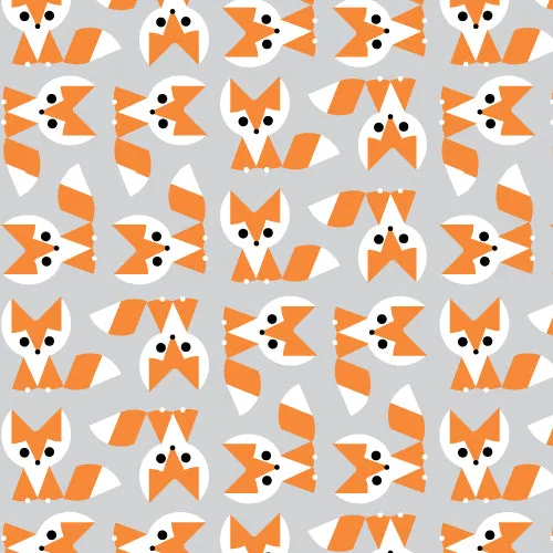 Organic Baby/Toddler Blanket - Reversible- Foxes