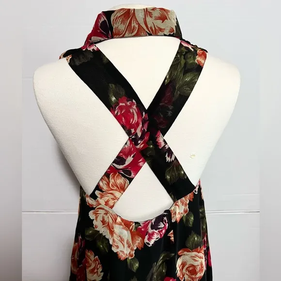 OSOS Floral Maxi Dress US size 6 NWT