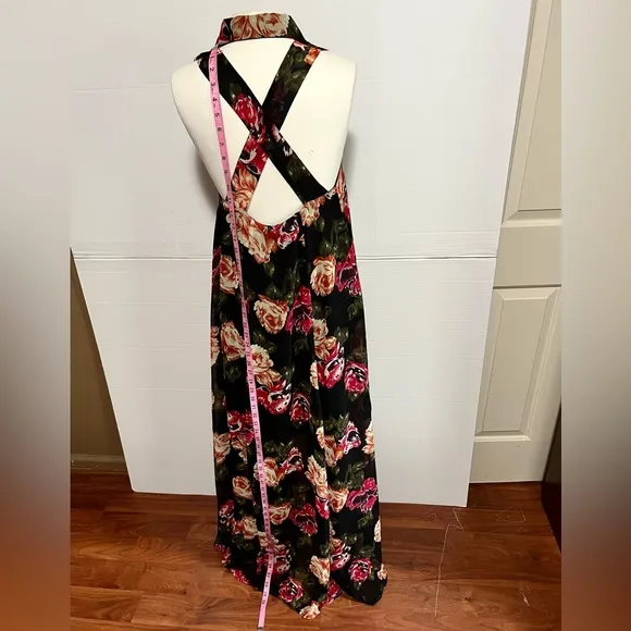 OSOS Floral Maxi Dress US size 6 NWT