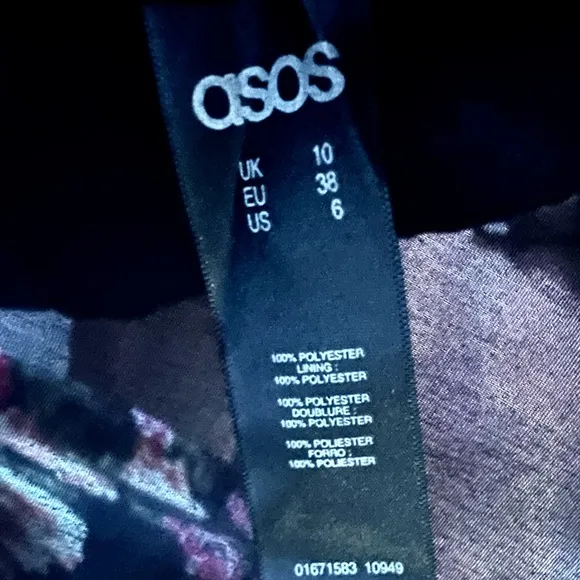 OSOS Floral Maxi Dress US size 6 NWT
