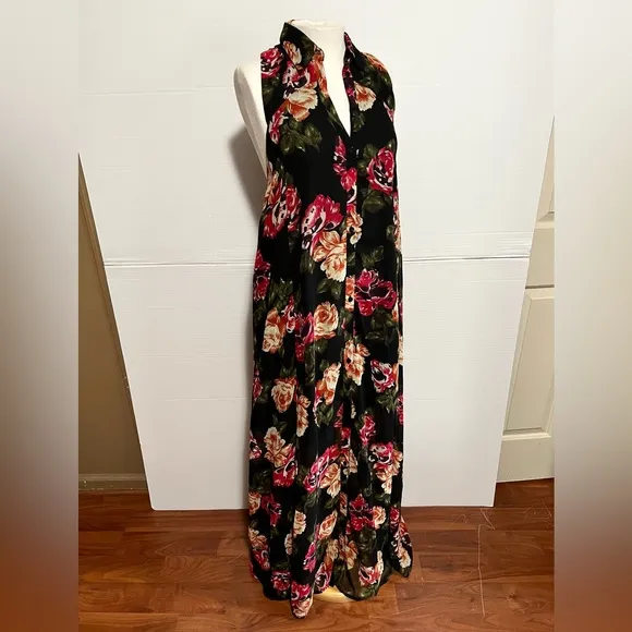 OSOS Floral Maxi Dress US size 6 NWT