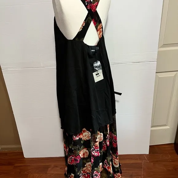 OSOS Floral Maxi Dress US size 6 NWT