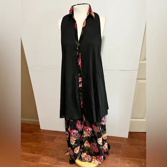 OSOS Floral Maxi Dress US size 6 NWT
